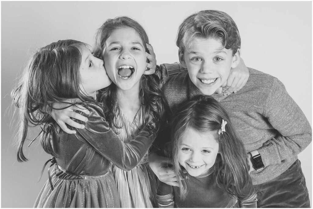 Kids laughing together